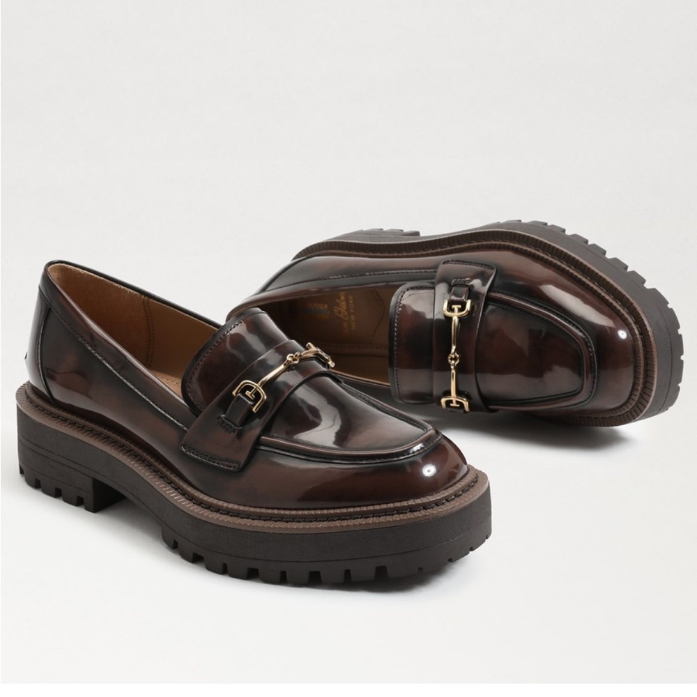 Sam Edelman Laurs Lug Sole Loafer Chestnut